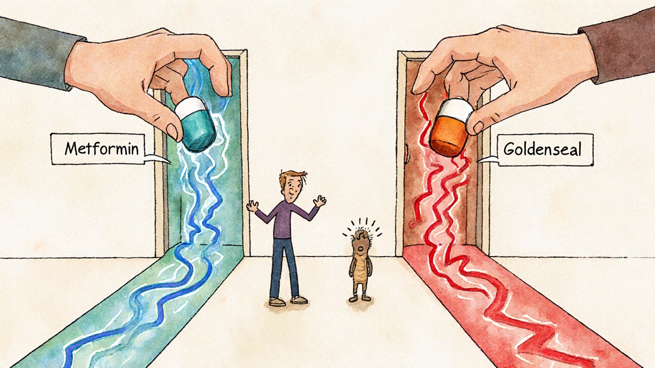 Goldenseal and Metformin Interaction Risks for Blood Sugar Control