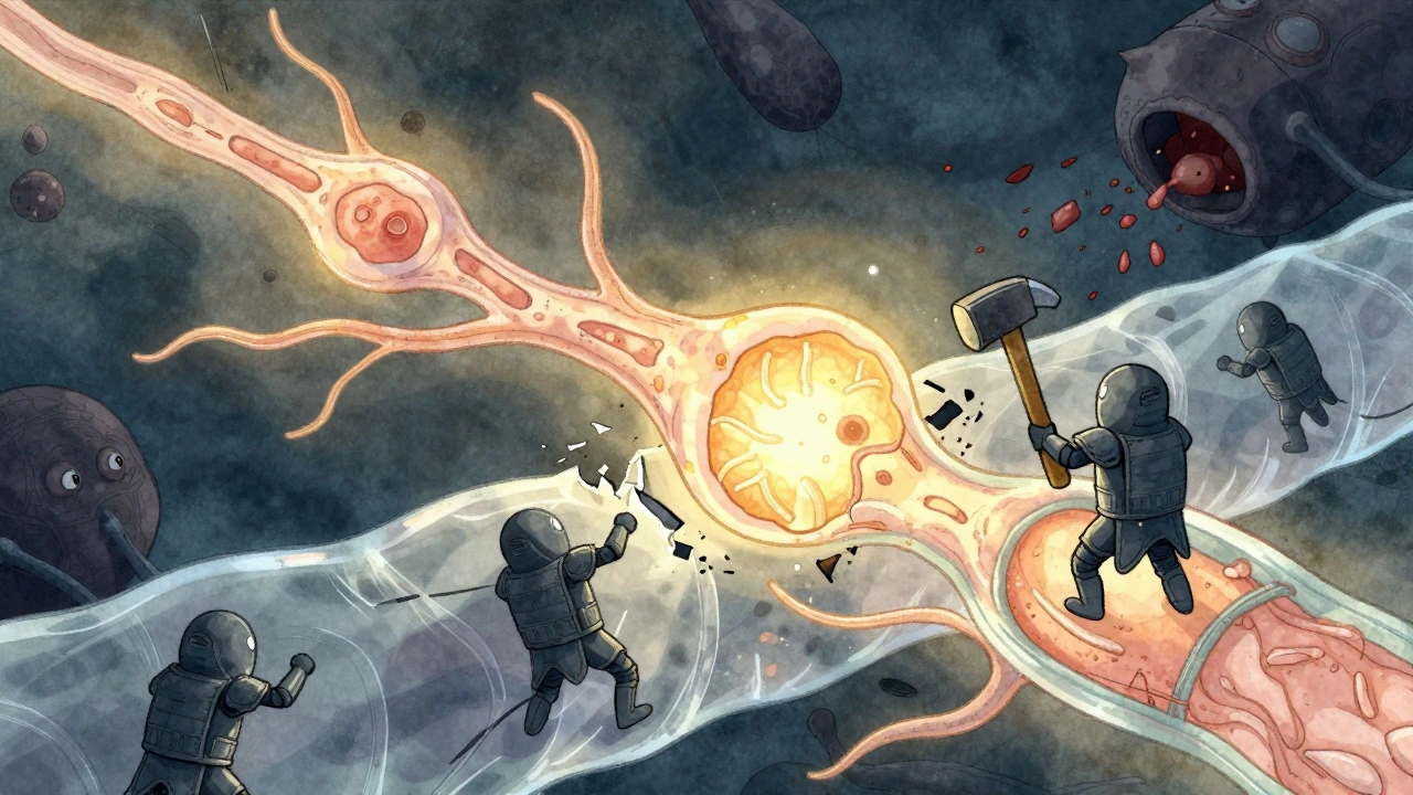 Multiple Sclerosis: How the Immune System Attacks the Nervous System